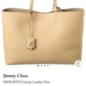 Jimmy Choo Nine2Five leather tote